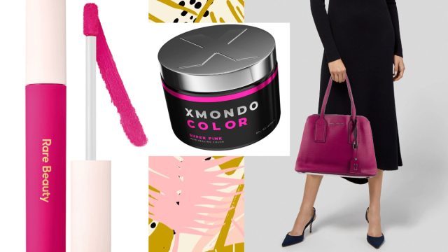 viva magenta collage
