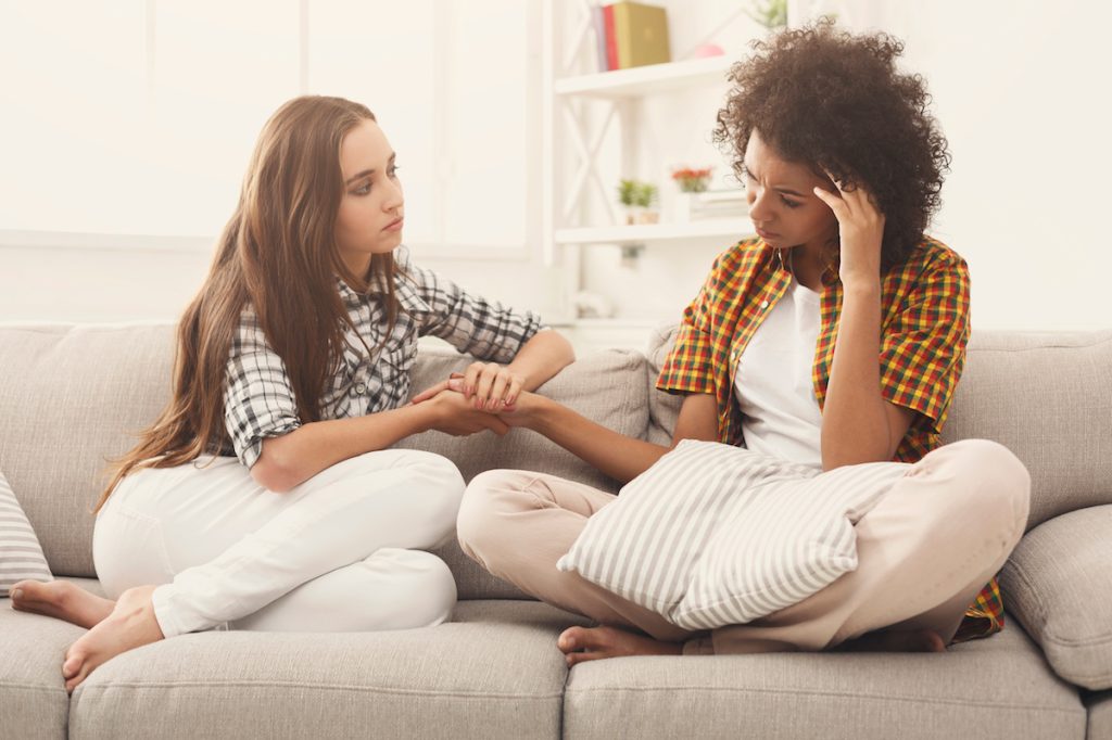 Friends Talking