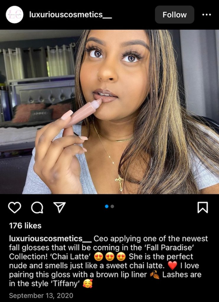 luxuriouscosmetics screenshot