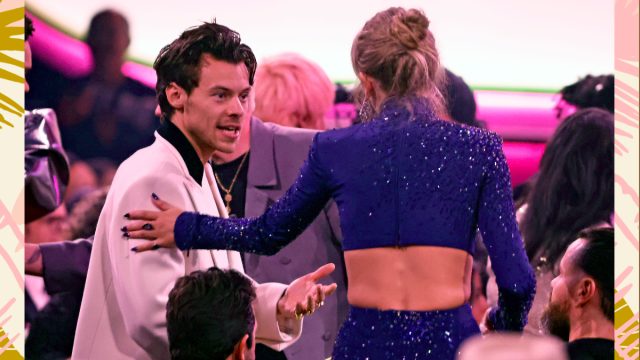 Taylor Swift Sways to Ex Harry Styles's Performance at 2023  GrammysHelloGiggles