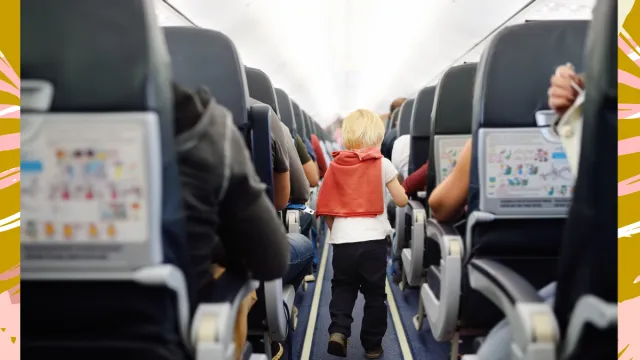 Boy on Airplane
