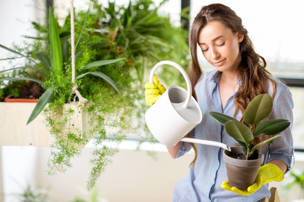 Woman Gardening